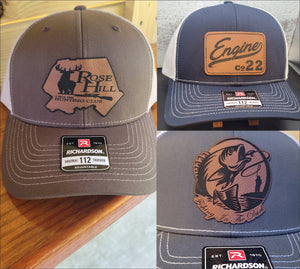 Richardson 112 Custom Leatherette Patch Hats