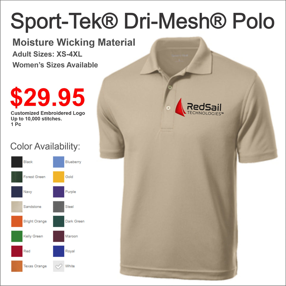 Sport-Tek Clothing  Blank Or With Custom Logo Embroidery