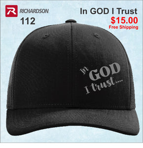 Richardson 112 Embroidered Hats / In God I Trust - En Dios Yo Confio