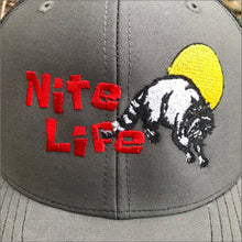 Load image into Gallery viewer, Richardson 112 Embroidered Hats / Raccon Nite Life
