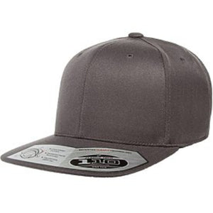 Flexfit 110F Wool Blend / Flat Bill / Snap Back with Custom Embroidered Logo or Text.