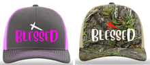 Load image into Gallery viewer, Richardson 112 Customized Embroidered Hats with stock design / Blessed
