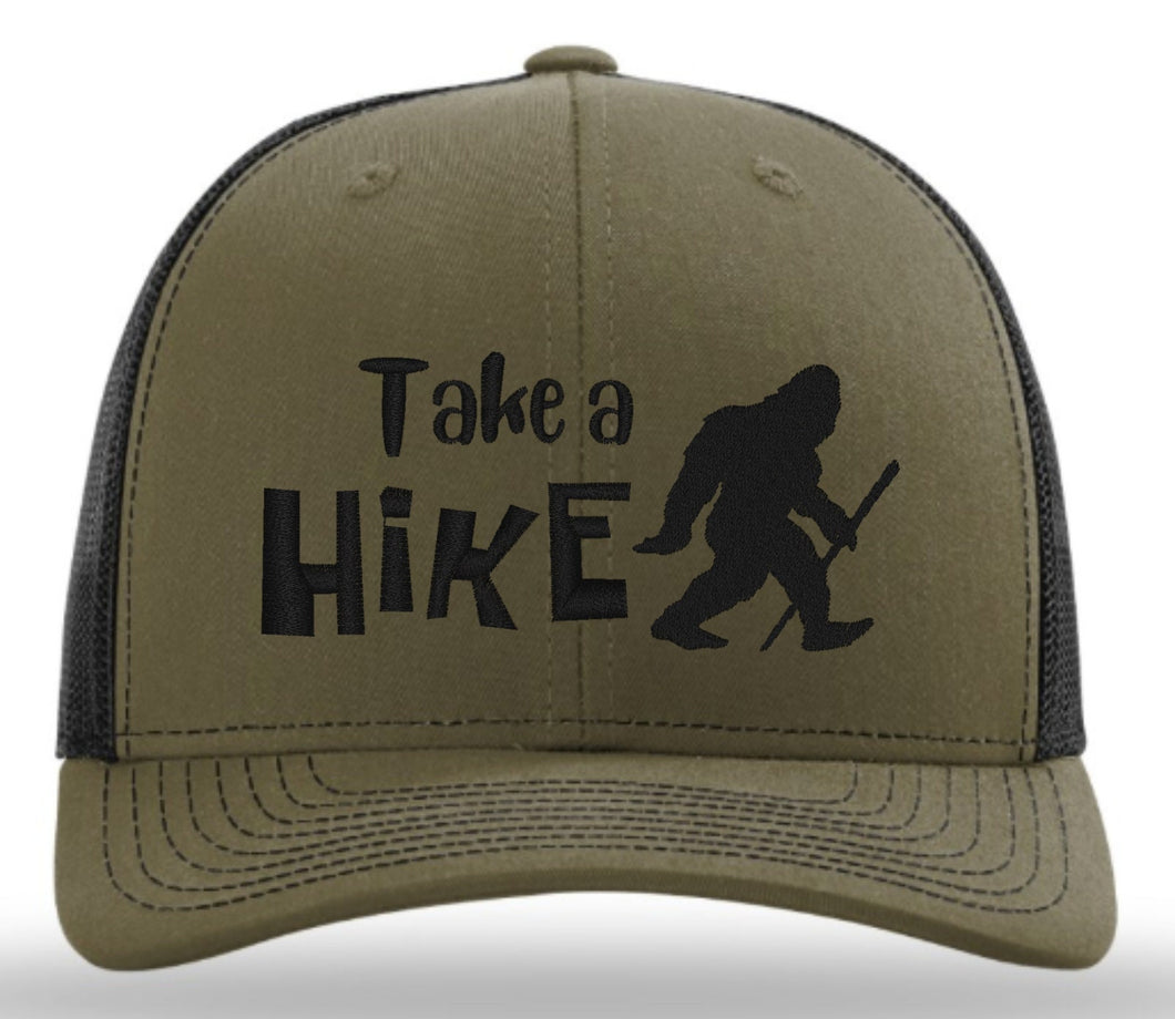 Richardson 112 Customized Embroidered Hats with stock design / Take a Hike
