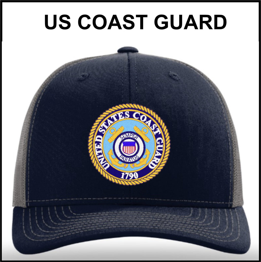 Richardson 112 Embroidered Hats / U.S. Coast Guard