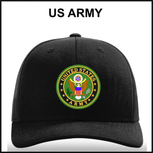 Richardson 112 Embroidered Hats / U.S. Army